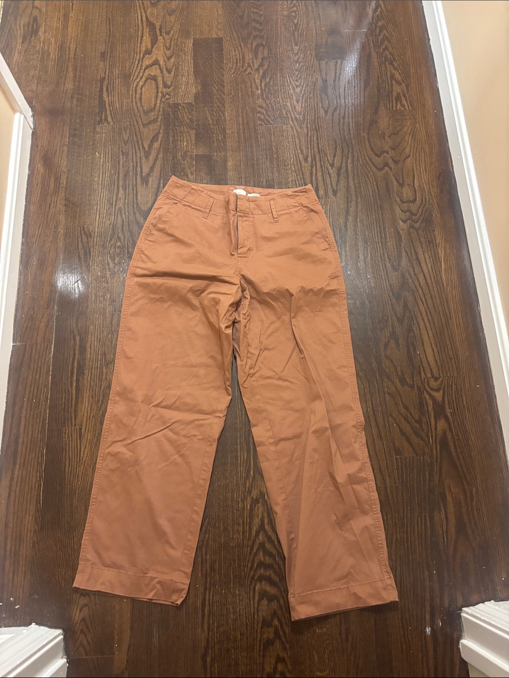 A New Day Casual Straight-Leg Pants in Rust